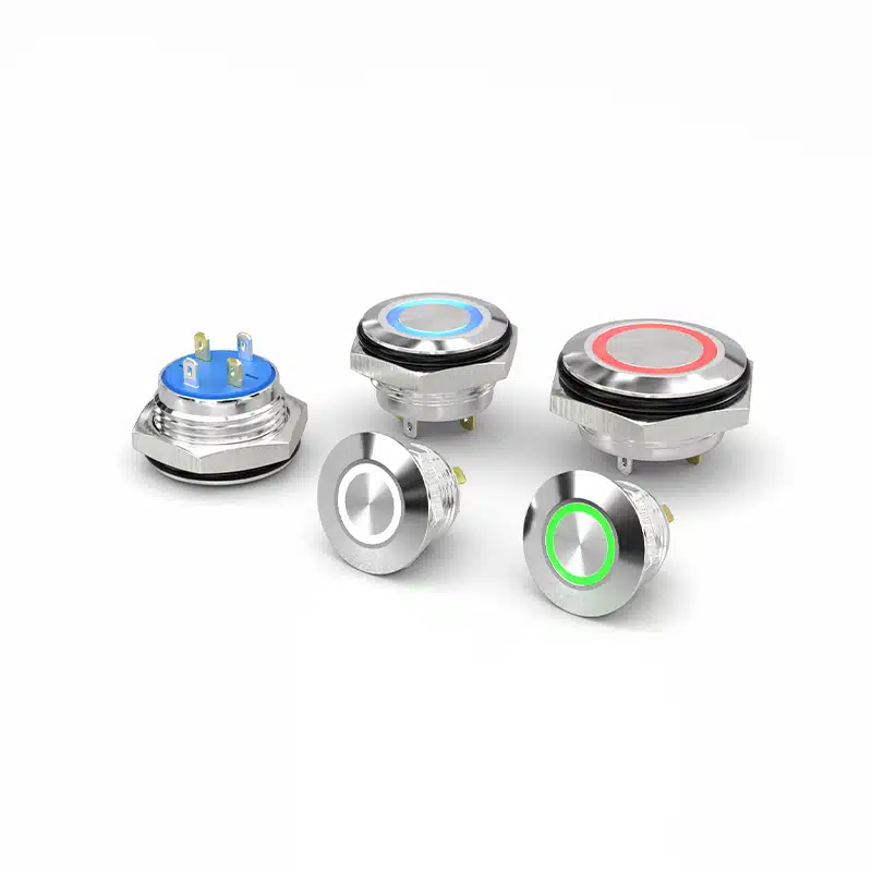 Ultra thin reset push button switch