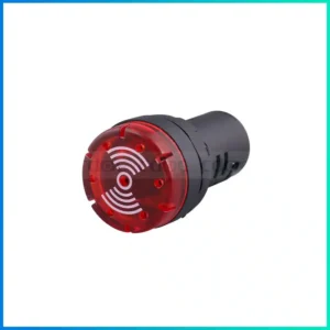 Wholesales Selling alarm buzzer AC 220v 22mm Flashing light red lamp