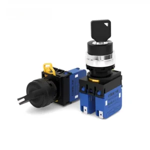 selector switch types Heavy duty 2 3 position key control rotary switches 22mm for Medical equipment