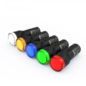16mm indicator light round head red green blue orange yellow led lamp plastic CE Certificates