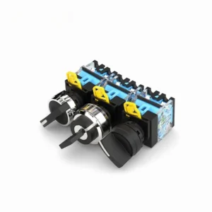 selector switch 22mm 30mm Brass chrome plating NO NC 2 position lock panel control switches